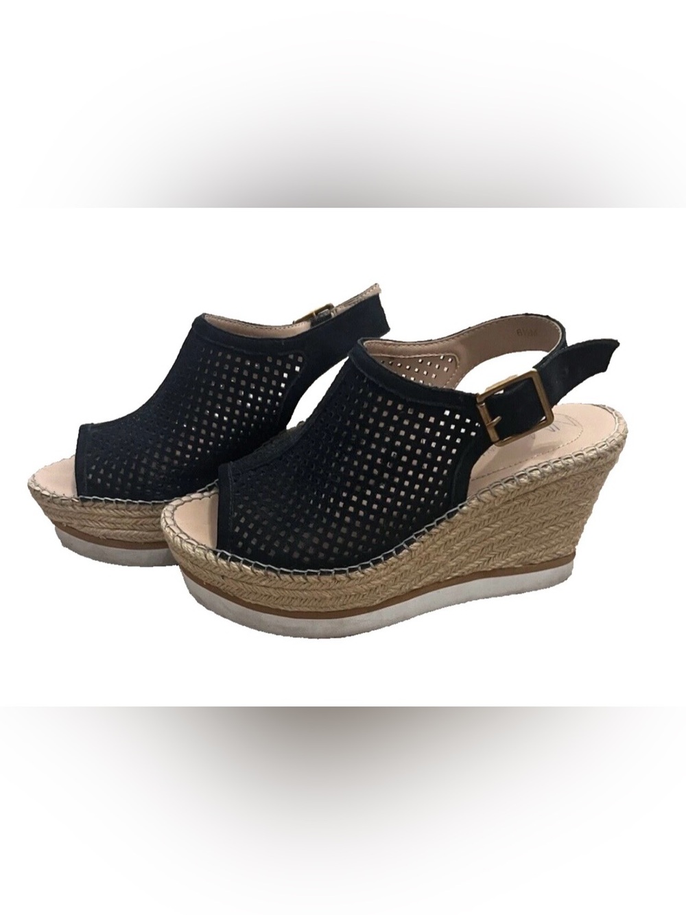 Neiman Marcus Espadrille Wedge Sandals Woman’s Size 6.5